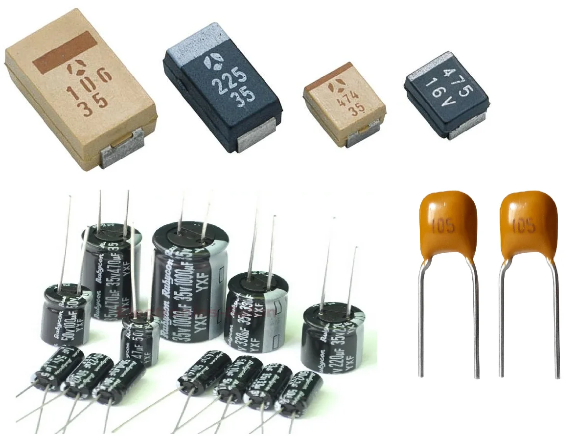 СМД детали резистор конденсаторы